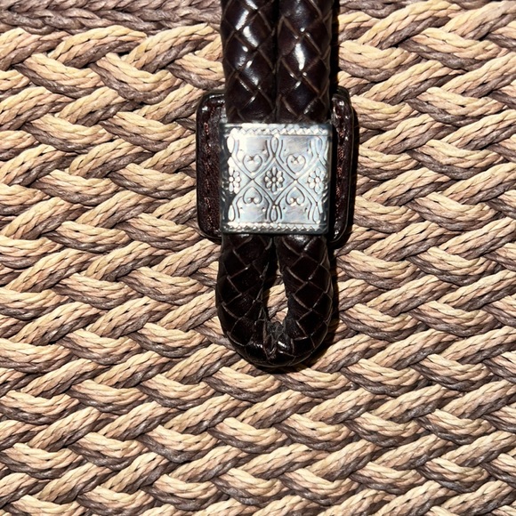 Brighton Basket Weave Handbag ECU - Picture 8 of 12